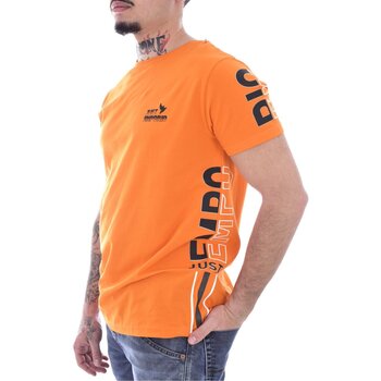 Textil Muži Trička s krátkým rukávem Just Emporio JE-MEJIM-01 Oranžová