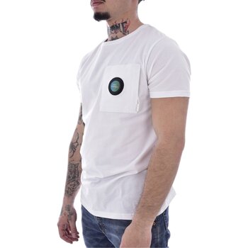 Textil Muži Trička s krátkým rukávem Just Emporio JE-MOTIM-01 Bílá