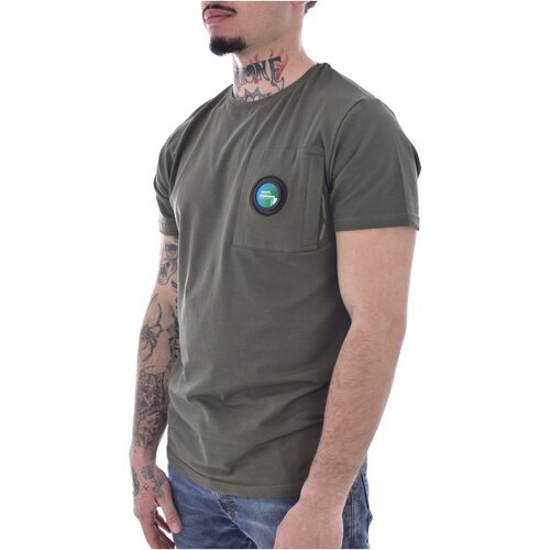 Textil Muži Trička s krátkým rukávem Just Emporio JE-MOTIM-01 Zelená
