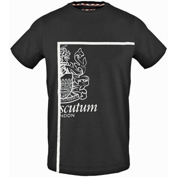 Textil Muži Trička s krátkým rukávem Aquascutum - tsia127 Černá