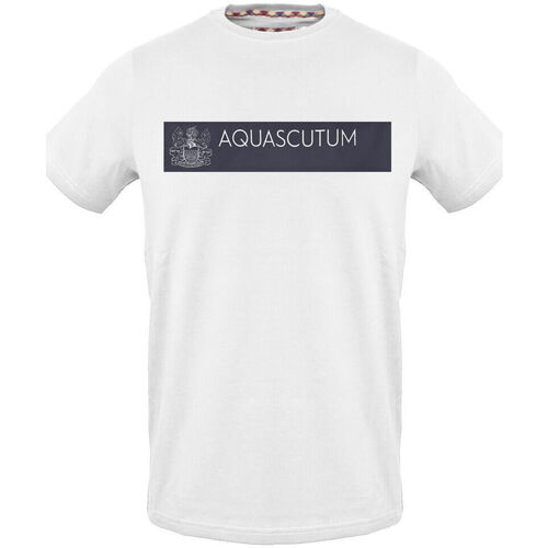 Textil Muži Trička s krátkým rukávem Aquascutum - tsia117 Bílá