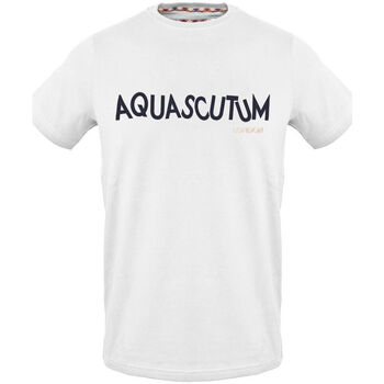 Textil Muži Trička s krátkým rukávem Aquascutum - tsia106 Bílá