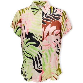 Only Halenky Shaila Shirt S/S - Tropical Peach - ruznobarevne