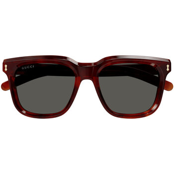 Hodinky & Bižuterie sluneční brýle Gucci Occhiali da Sole  GG1523S 002 Hnědá