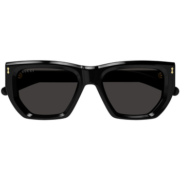 Hodinky & Bižuterie sluneční brýle Gucci Occhiali da Sole  GG1520S 001 Černá