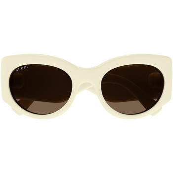 Hodinky & Bižuterie Ženy sluneční brýle Gucci Occhiali da Sole  GG1544S 004 Oranžová