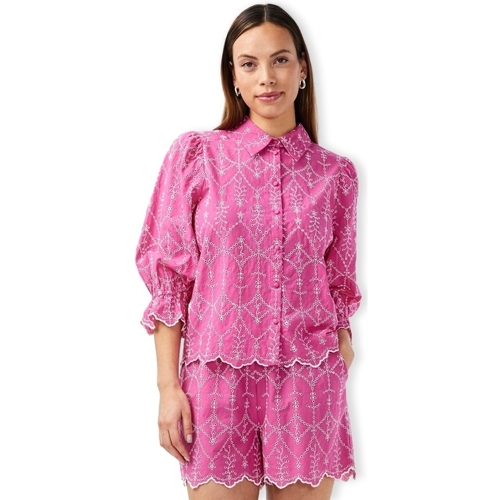 Textil Ženy Halenky / Blůzy Y.a.s YAS Malura Shirt 3/4  - Raspberry Rose Růžová