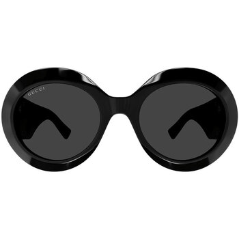 Hodinky & Bižuterie sluneční brýle Gucci Occhiali da Sole  GG1647S 007 Černá