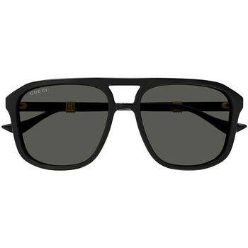 Hodinky & Bižuterie sluneční brýle Gucci Occhiali da Sole  Web GG1494S 001 Černá