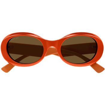 Hodinky & Bižuterie sluneční brýle Gucci Occhiali da Sole  GG1587S 003 Oranžová