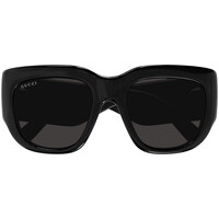 Hodinky & Bižuterie sluneční brýle Gucci Occhiali da Sole  GG1545S 001 Černá
