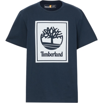 Timberland Trička s krátkým rukávem 227465 - Modrá