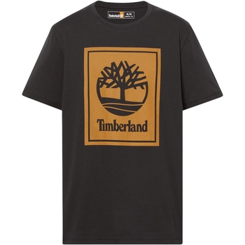 Textil Muži Trička s krátkým rukávem Timberland 236625 Černá