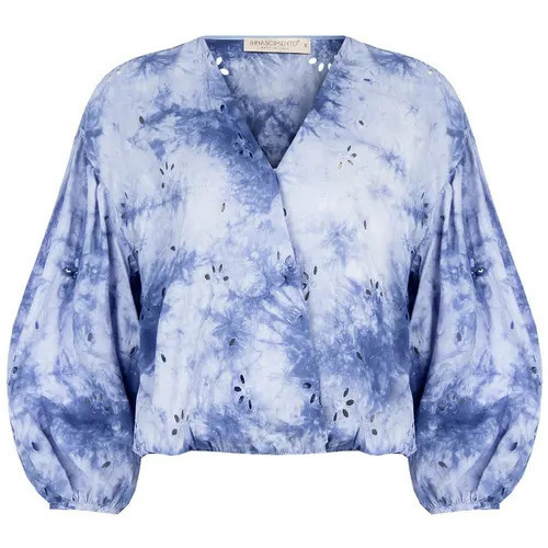 Textil Ženy Halenky / Blůzy Rinascimento CFC0119436003 Modrá