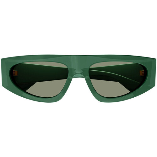 Hodinky & Bižuterie Ženy sluneční brýle Bottega Veneta Occhiali da Sole  BV1277S 003 Zelená