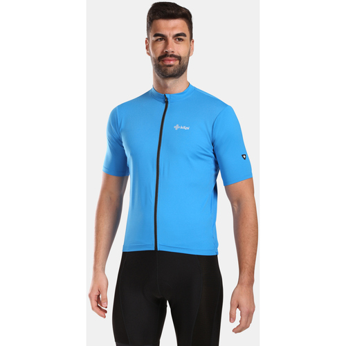 Textil Trička s krátkým rukávem Kilpi Pánský cyklistický dres  CAVALET-M Modrá