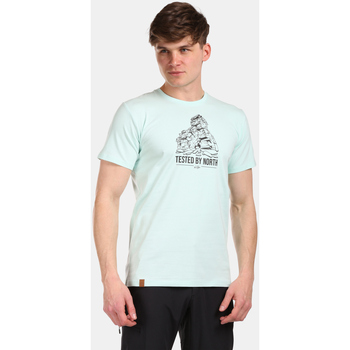 Textil Trička s krátkým rukávem Kilpi Pánské bavlněné tričko  DISCOVER-M Zelená