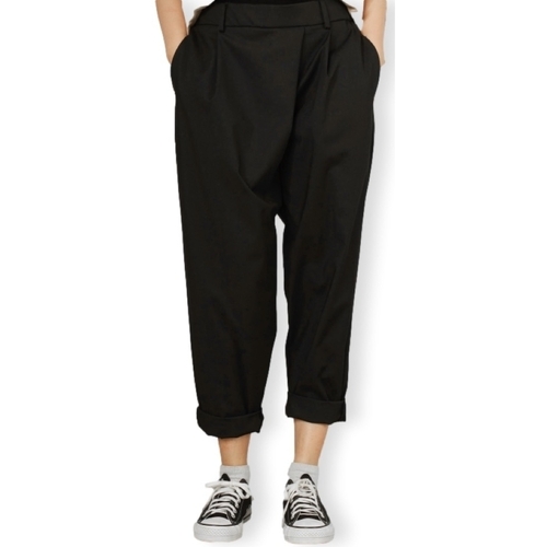 Textil Ženy Kalhoty Wendy Trendy Trousers 792028 - Black Černá