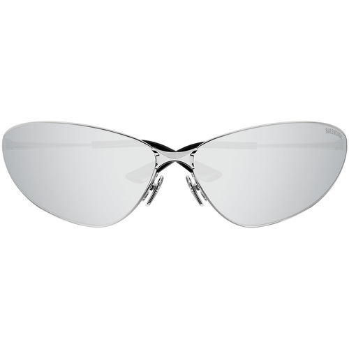 Hodinky & Bižuterie sluneční brýle Balenciaga Occhiali da Sole  BB0315S 001 Stříbrná       