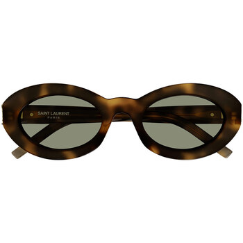 Hodinky & Bižuterie Ženy sluneční brýle Yves Saint Laurent Occhiali da Sole Saint Laurent SL M136 002 Hnědá