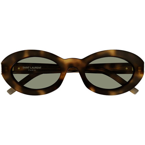 Hodinky & Bižuterie Ženy sluneční brýle Yves Saint Laurent Occhiali da Sole Saint Laurent SL M136 002 Hnědá