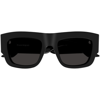 Hodinky & Bižuterie Ženy sluneční brýle McQ Alexander McQueen Occhiali da Sole  AM0449S 001 Černá
