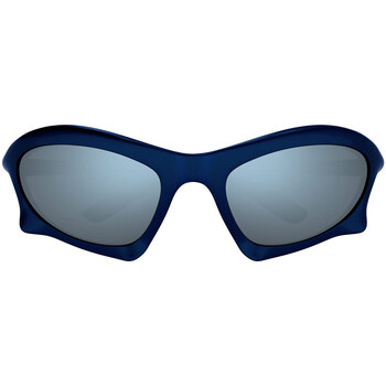 Hodinky & Bižuterie Muži sluneční brýle Balenciaga Occhiali da Sole  BB0229S 006 Modrá