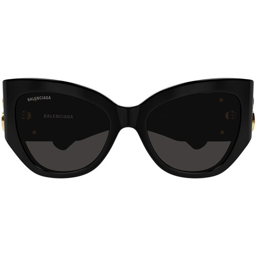 Hodinky & Bižuterie Ženy sluneční brýle Balenciaga Occhiali da Sole  BB0322S 002 Černá