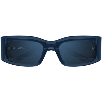 Hodinky & Bižuterie Ženy sluneční brýle Balenciaga Occhiali da Sole  BB0328S 004 Modrá