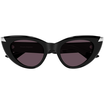 Hodinky & Bižuterie Ženy sluneční brýle McQ Alexander McQueen Occhiali da Sole  AM0442S 002 Černá