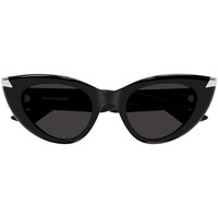 Hodinky & Bižuterie Ženy sluneční brýle McQ Alexander McQueen Occhiali da Sole  AM0442S 001 Černá