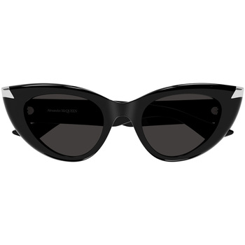 Hodinky & Bižuterie Ženy sluneční brýle McQ Alexander McQueen Occhiali da Sole  AM0442S 001 Černá