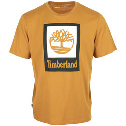 Textil Muži Trička s krátkým rukávem Timberland Colored Short Sleeve Tee Žlutá