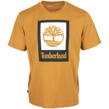Timberland Trička s krátkým rukávem Colored Short Sleeve Tee - Žlutá