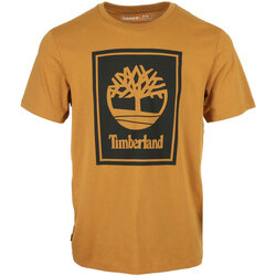 Textil Muži Trička s krátkým rukávem Timberland Short Sleeve Tee Oranžová