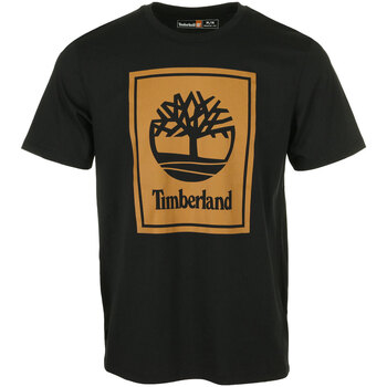 Timberland Trička s krátkým rukávem Short Sleeve Tee - Černá