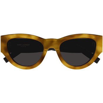 Hodinky & Bižuterie Ženy sluneční brýle Yves Saint Laurent Occhiali da Sole Saint Laurent SL M94 007 Hnědá