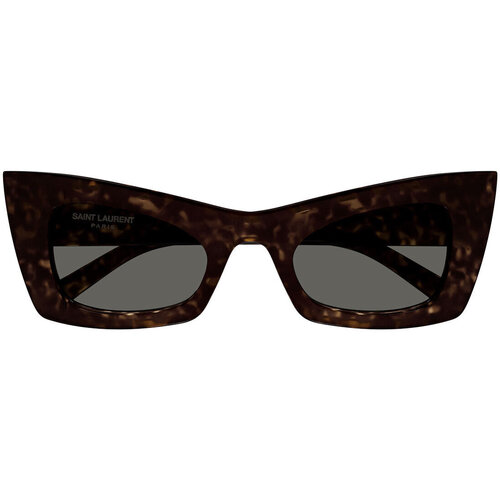 Hodinky & Bižuterie Ženy sluneční brýle Yves Saint Laurent Occhiali da Sole Saint Laurent SL 702 002 Hnědá