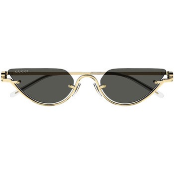 Hodinky & Bižuterie sluneční brýle Gucci Occhiali da Sole  GG1603S 001 Zlatá