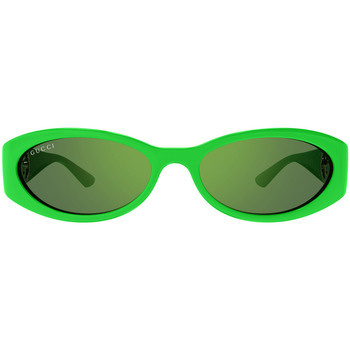 Hodinky & Bižuterie sluneční brýle Gucci Occhiali da Sole  GG1660S 005 Zelená