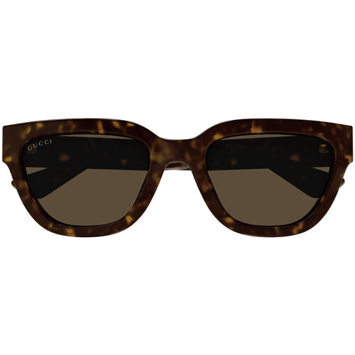 Hodinky & Bižuterie Ženy sluneční brýle Gucci Occhiali da Sole  GG1578S 002 Hnědá