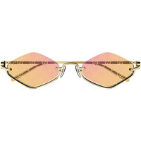 Hodinky & Bižuterie sluneční brýle Gucci Occhiali da Sole  GG1604S 004 Zlatá