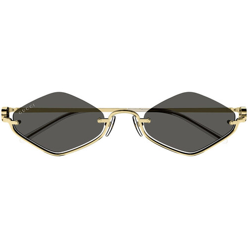 Hodinky & Bižuterie sluneční brýle Gucci Occhiali da Sole  GG1604S 001 Zlatá