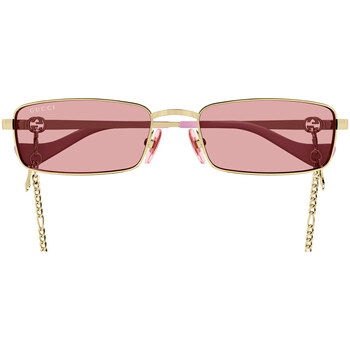 Hodinky & Bižuterie Ženy sluneční brýle Gucci Occhiali da Sole  GG1600S 004 con Catena Zlatá