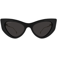Hodinky & Bižuterie sluneční brýle Gucci Occhiali da Sole  GG1565S 001 Černá