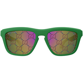 Hodinky & Bižuterie Ženy sluneční brýle Gucci Occhiali da Sole  GG1571S 004 Zelená