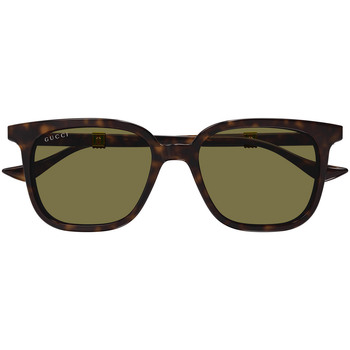 Hodinky & Bižuterie sluneční brýle Gucci Occhiali da Sole  Web GG1493S 002 Hnědá