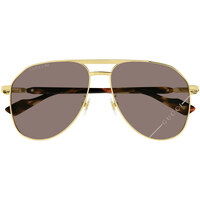 Hodinky & Bižuterie Muži sluneční brýle Gucci Occhiali da Sole  GG1220S 005 Fotocromatici Zlatá