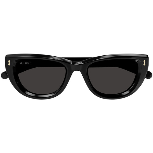 Hodinky & Bižuterie sluneční brýle Gucci Occhiali da Sole  GG1521S 001 Černá
