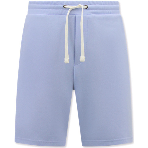 Textil Muži Tříčtvrteční kalhoty Enos 150502051 Modrá